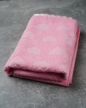 Полотенце махровое LOVE 70x140 розовое