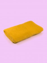 Полотенце махровое 40x70 желтое