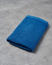 Полотенце махровое Венетто с петелькой 100x150 темно - синее