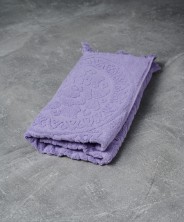 Полотенце махровое Узелочки 100x150 фиолетовое